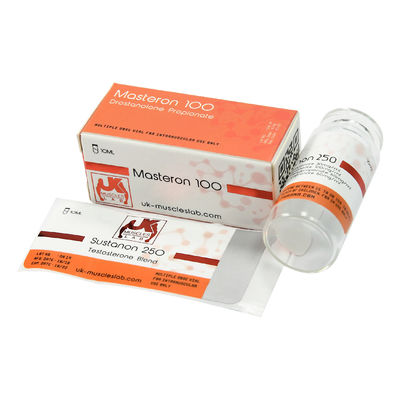 Выбитые ярлыки пробирки 10ml печатания 25mm широкие на стероидное Sustanon 250