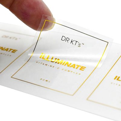 Стикер винила PVC цвета Pantone, анти- поддельные стикеры печати фольги