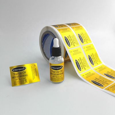 Теплостойкие ярлыки бутылки капельницы 30ml стикера 3.5x7.6cm винила PVC
