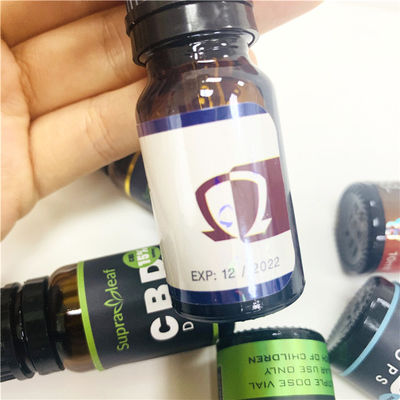 ярлыки бутылки 30ml 3x6.2cm, ярлыки бутылки винила ISO Recyclable