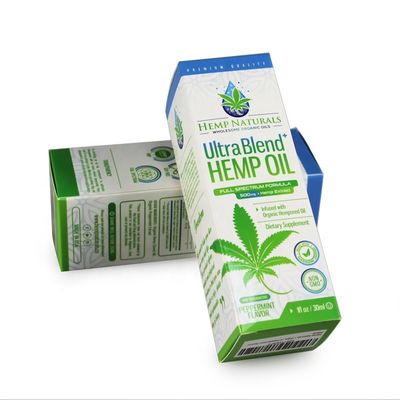 Белый повторно использованный Biodegradable цвет Pantone картонной коробки 350gsm
