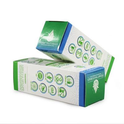 Белый повторно использованный Biodegradable цвет Pantone картонной коробки 350gsm