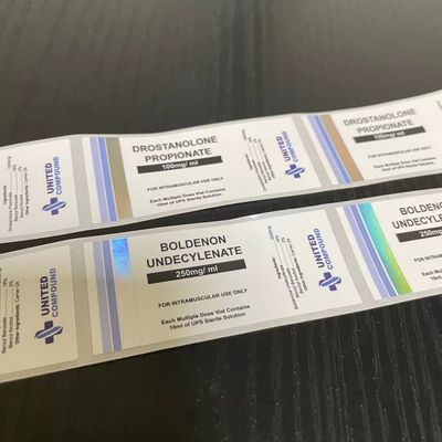 Ярлыки бутылки длины 30ml цвета 26mm ISO9001 PMS с печатанием серебряной фольги