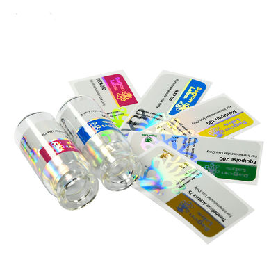 Анти- ярлыки бутылки капельницы подделки 10ml, ярлыки стикера длины 6cm слипчивые