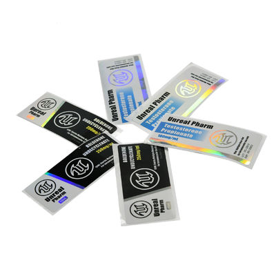 Сильные слипчивые ярлыки пробирки Hologram 10ml 25x60mm для Primobolan 100mg/Ml