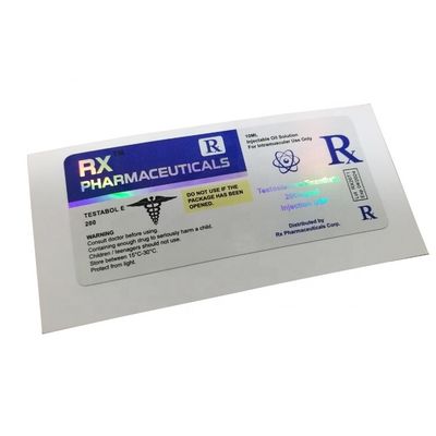 Теплостойкое Pantone красит фармацевтические ярлыки бутылки для впрыски стероидов