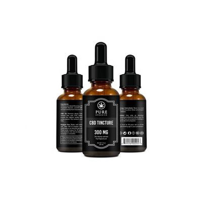 Ярлыки пробирки бумаги винила стеклянные, ярлык бутылки Cbd офсетной печати