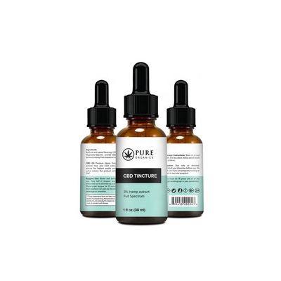 Ярлыки пробирки бумаги винила стеклянные, ярлык бутылки Cbd офсетной печати