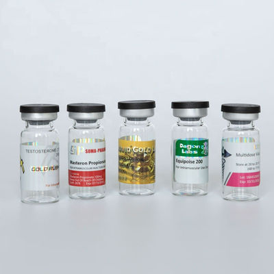 Повторно использованная пробирка 10ml обозначает 25*60mm голографическими стикерами безопасностью