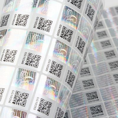 анти- поддельная пробирка Hologram 3D обозначает сильный прилипатель для коробок уплотнения