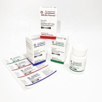 Анти- поддельные ярлыки бутылки таблетки, стикеры ярлыка лекарства слоения Matt