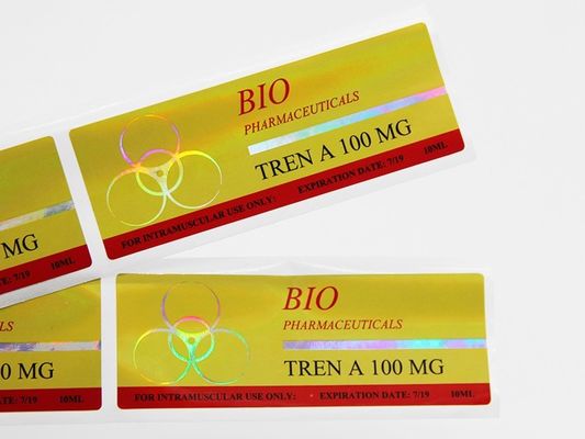 Пробирка печатания 10ml сусального золота ISO обозначает сильный прилипатель липкий для ацетата Trenbolone