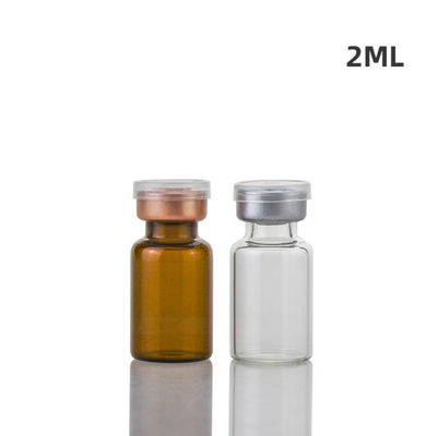 Бутылка пробирок 2ml прозрачной медицины стеклянная небольшая фармацевтическая
